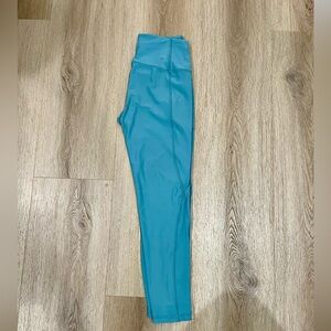 High Waisted Teal Leggings